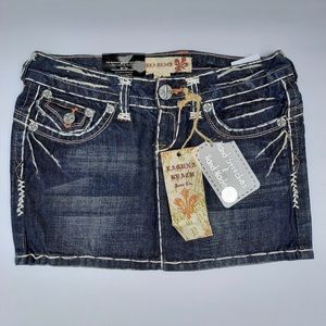 LAGUNA BEACH JEAN CO Hand Stitch Embellished Skirt